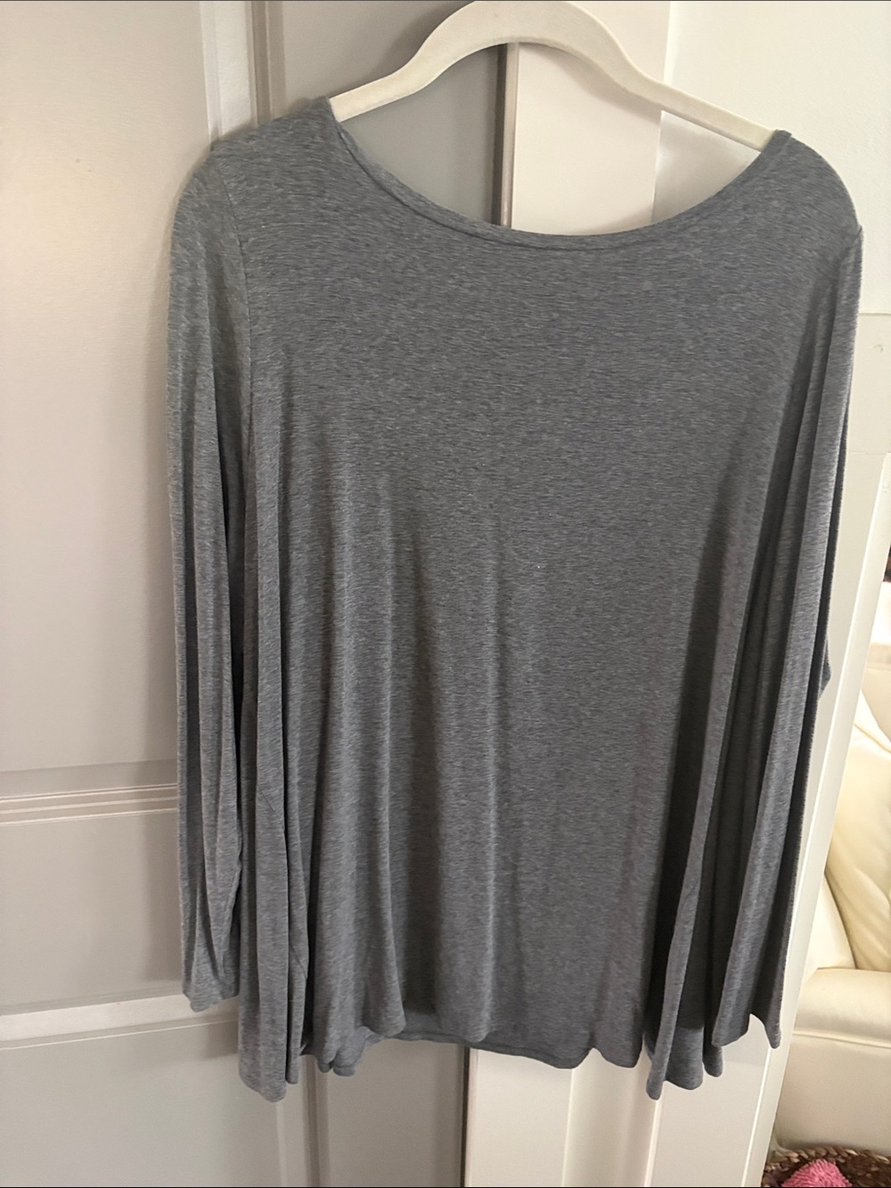MarlaWynne Gray Long Sleeve Tee